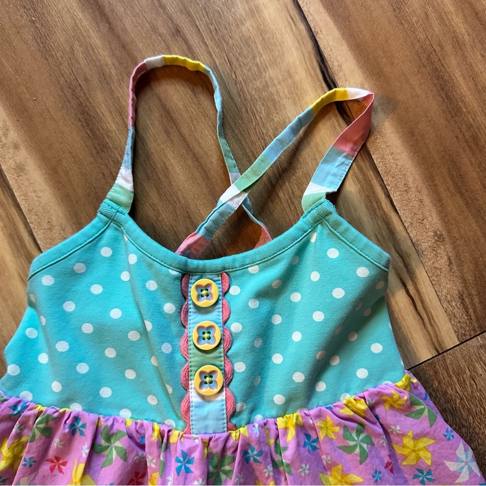 Matilda Jane Colorful Polka Dot and Panda Dress - Picture 3 of 6